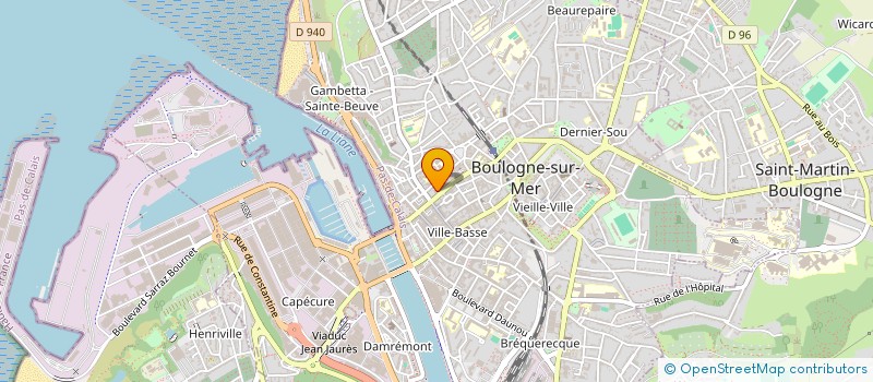 localisation de l'entreprise MONSIEUR MOHMMAD SAFA  BOULOGNE-SUR-MER