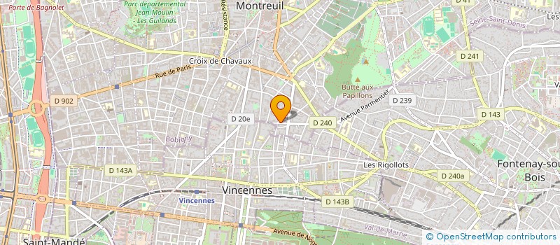 localisation de l'entreprise MONSIEUR MOHMMED MELLOUK à MONTREUIL