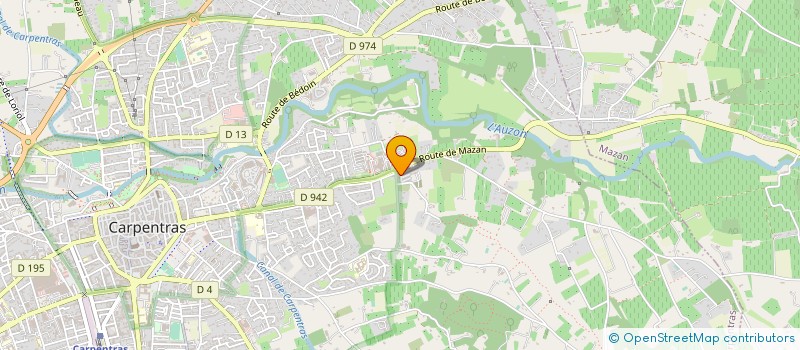 localisation de l'entreprise MONSIEUR MOHNAD JBEL à CARPENTRAS