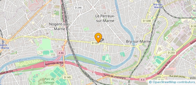 localisation de l'entreprise MONSIEUR MOHOUALI YAHI  LE PERREUX-SUR-MARNE