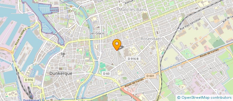 localisation de l'entreprise MONSIEUR MOHOUB CHERIEF à DUNKERQUE