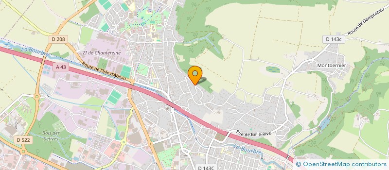 localisation de l'entreprise MONSIEUR MOHRETTIN ZORLU  BOURGOIN-JALLIEU