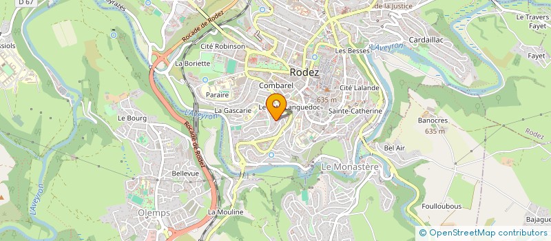 localisation de l'entreprise MONSIEUR MOHSEN AMRI à RODEZ