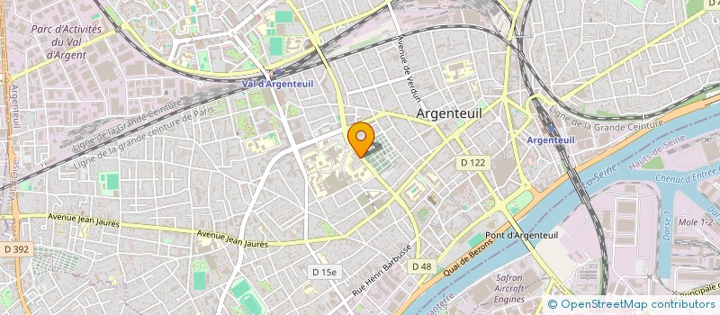 localisation de l'entreprise MONSIEUR MOHSEN BADER  ARGENTEUIL