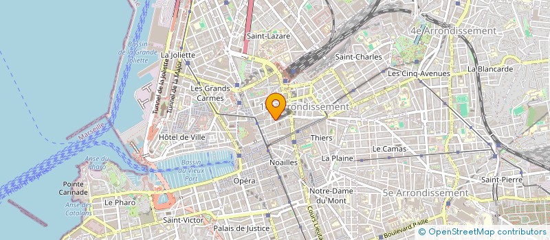 localisation de l'entreprise MONSIEUR MOHSEN CHATEUR à MARSEILLE