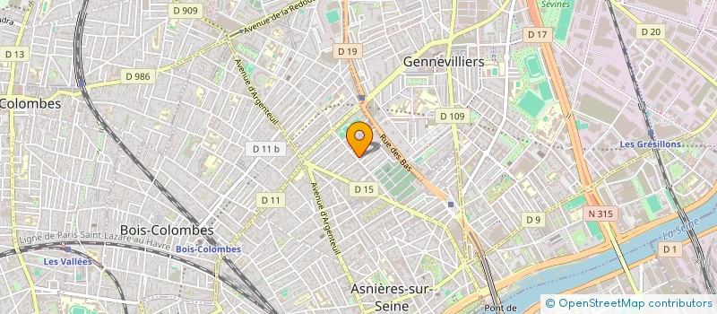 localisation de l'entreprise MONSIEUR MOHSEN GUEBLA à ASNIERES-SUR-SEINE