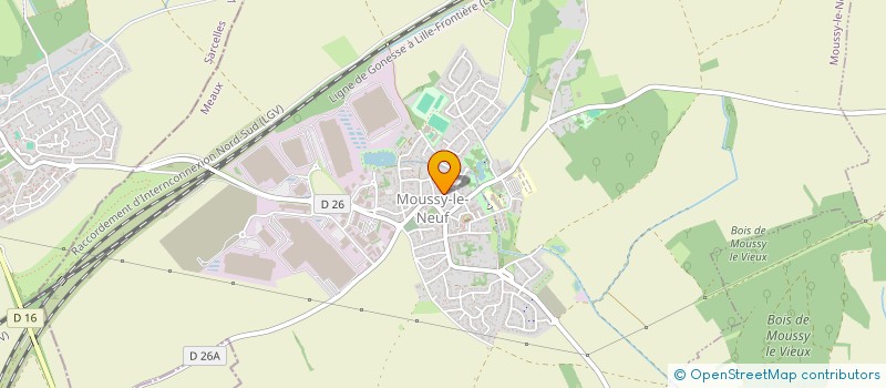 localisation de l'entreprise MONSIEUR MOHSEN LAKHDAR  MOUSSY-LE-NEUF