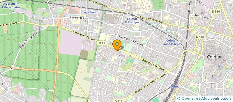 localisation de l'entreprise MONSIEUR MOHSEN LATRACH  COLMAR