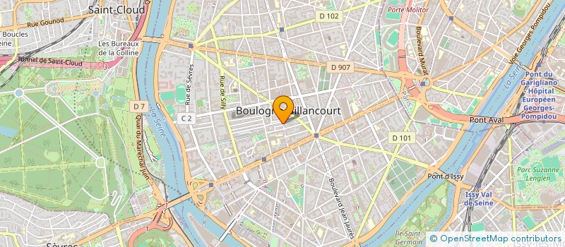 localisation de l'entreprise MONSIEUR MOHSEN MOUSSA  BOULOGNE-BILLANCOURT