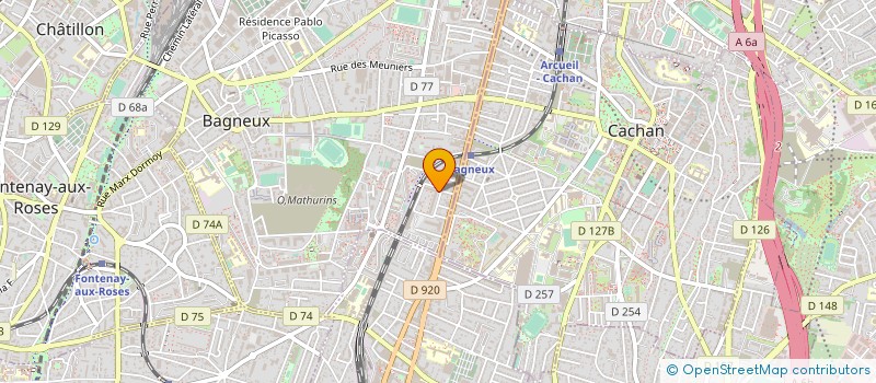 localisation de l'entreprise MONSIEUR MOHSEN MRABET à BAGNEUX