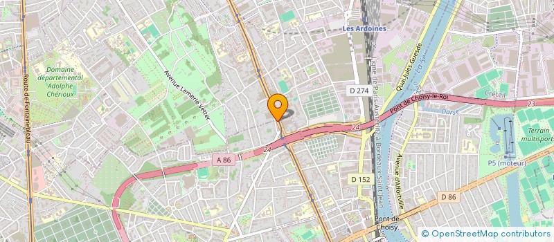 localisation de l'entreprise MONSIEUR MOHSEN MTIR  THIAIS