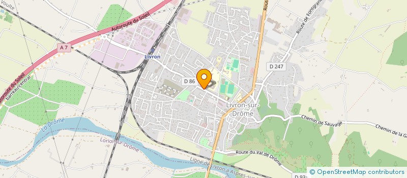 localisation de l'entreprise MONSIEUR MOHSEN ROMDHANE  LIVRON-SUR-DROME