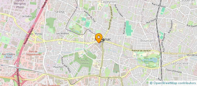 localisation de l'entreprise MONSIEUR MOHSEN ZAHERI ABDEH VAND  MERIGNAC