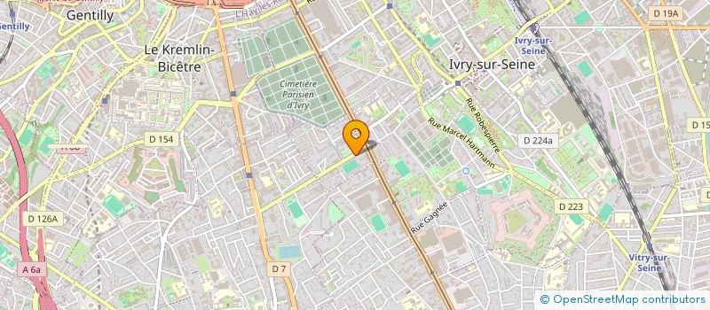 localisation de l'entreprise MONSIEUR MOHSEN ZARAE  IVRY-SUR-SEINE