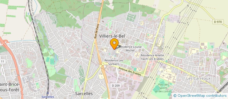 localisation de l'entreprise MONSIEUR MOHSIN KHAN  VILLIERS-LE-BEL