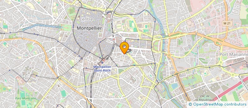 localisation de l'entreprise MONSIEUR MOHSIN YAGOUBI  MONTPELLIER