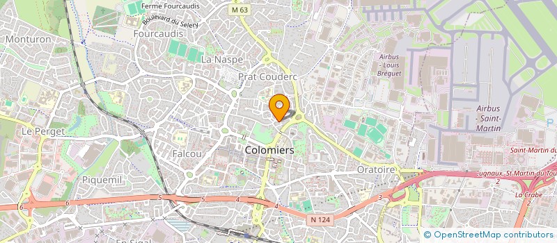 localisation de l'entreprise MONSIEUR MOHSINE BAROUDI à COLOMIERS