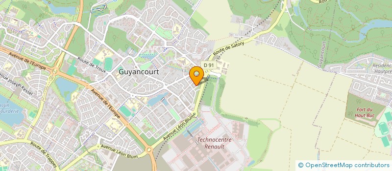 localisation de l'entreprise MONSIEUR MOHSINE HARRATI  GUYANCOURT