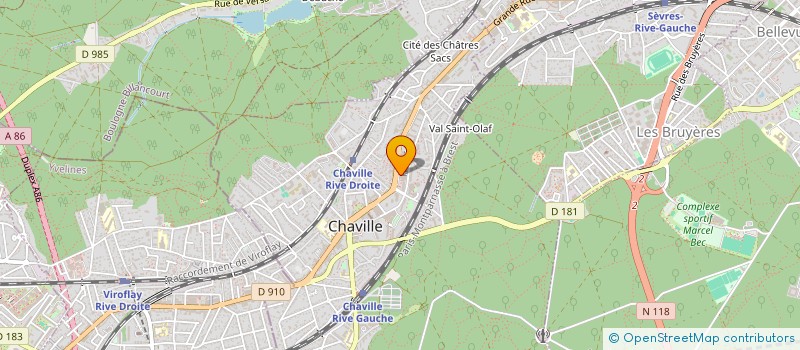 localisation de l'entreprise MONSIEUR MOHSSIN DAARI à CHAVILLE