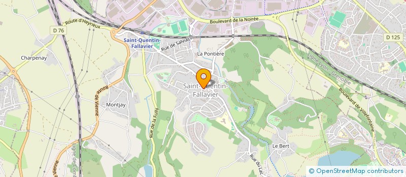 localisation de l'entreprise MONSIEUR MOHSSIN ES SALIH  SAINT-QUENTIN-FALLAVIER