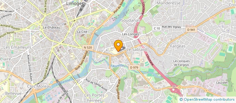 localisation de l'entreprise MONSIEUR MOHSSINE EL GHAIDI à LIMOGES