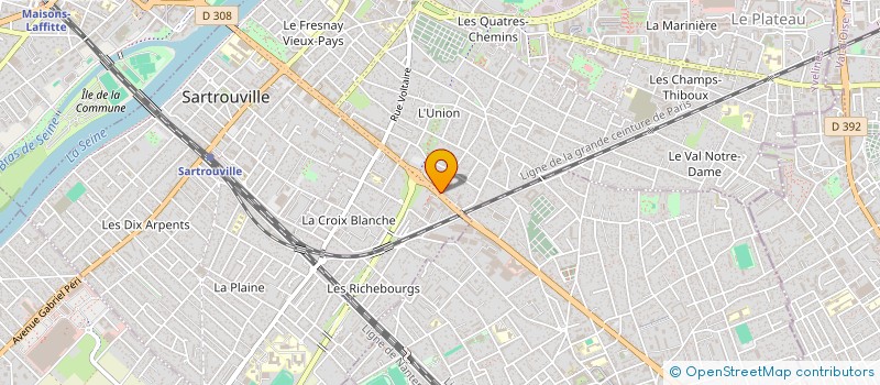 localisation de l'entreprise MONSIEUR MOHSSINE RACHID  ARGENTEUIL