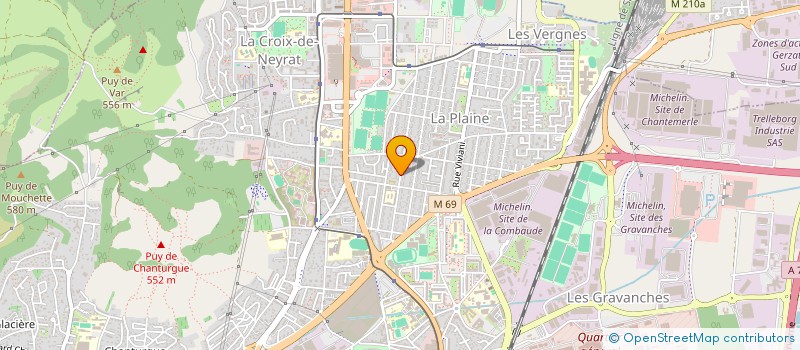 localisation de l'entreprise MONSIEUR MOHSSINE SAKKI  CLERMONT-FERRAND