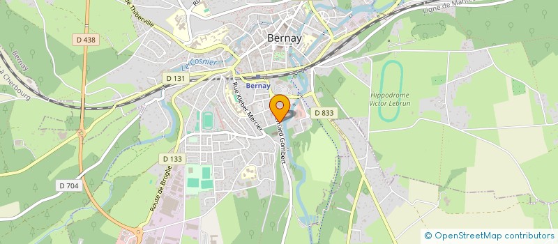 localisation de l'entreprise MONSIEUR MOHSSINE YAQUINE  BERNAY