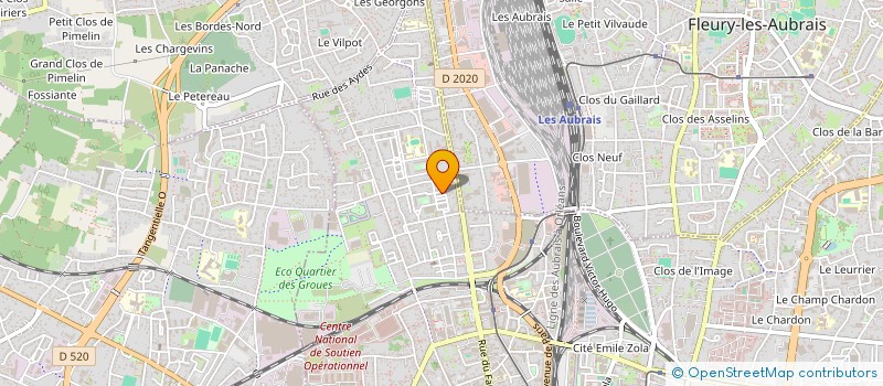localisation de l'entreprise MONSIEUR MOHTAR JABBI à ORLEANS