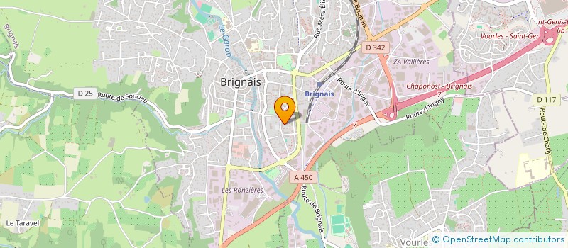 localisation de l'entreprise MONSIEUR MOHYIDDINE BEKHOUCHE  BRIGNAIS