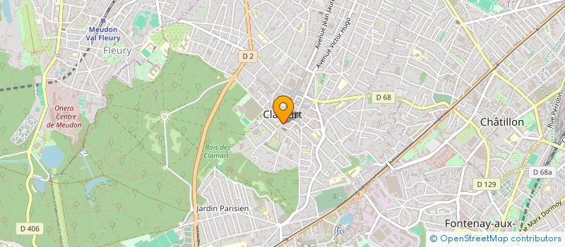 localisation de l'entreprise MONSIEUR MOI SERRURIER PRES DE CHEZ à CLAMART