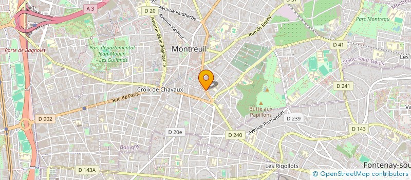 localisation de l'entreprise MONSIEUR MOINUL HOQUE à MONTREUIL