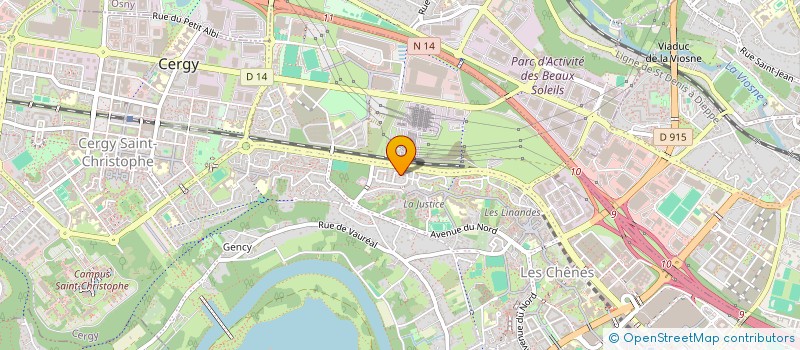 localisation de l'entreprise MONSIEUR MOIRA SAINT-JUST  CERGY