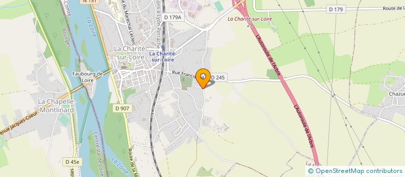 localisation de l'entreprise MONSIEUR MOISE ACHARD  LA CHARITE SUR LOIRE