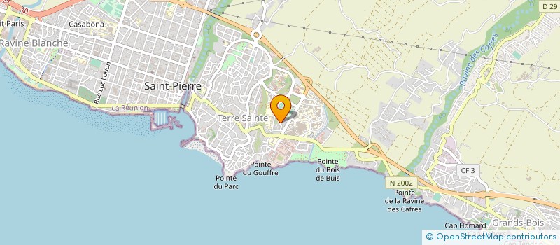 localisation de l'entreprise MONSIEUR MOISE AJAGAMELLE à SAINT-PIERRE