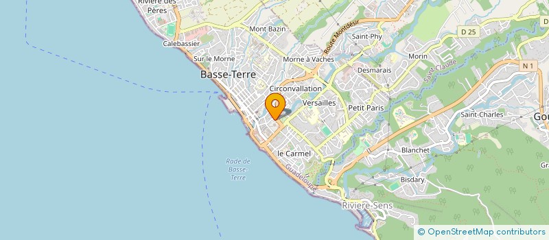 localisation de l'entreprise MONSIEUR MOISE ALEXIS à BASSE-TERRE