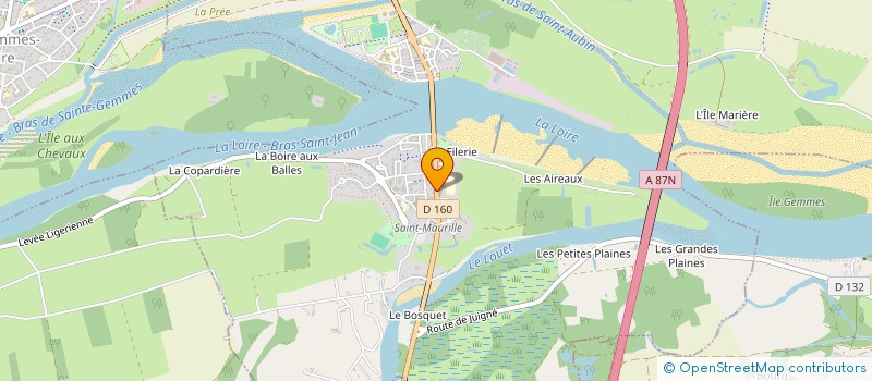 localisation de l'entreprise MONSIEUR MOISE ANDRAULT à LES PONTS-DE-CE