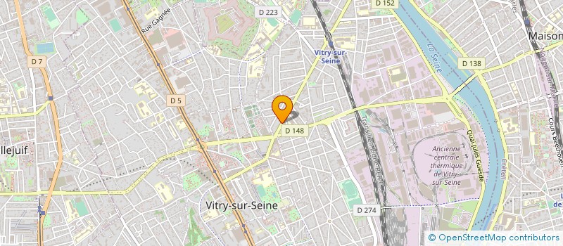 localisation de l'entreprise MONSIEUR MOISE ASSAKAF à VITRY-SUR-SEINE