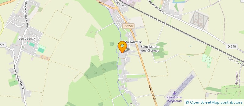 localisation de l'entreprise MONSIEUR MOISE AUFFRAY à ARGENTAN