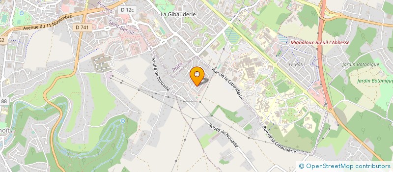 localisation de l'entreprise MONSIEUR MOISE BABOUTANA  BUXEROLLES