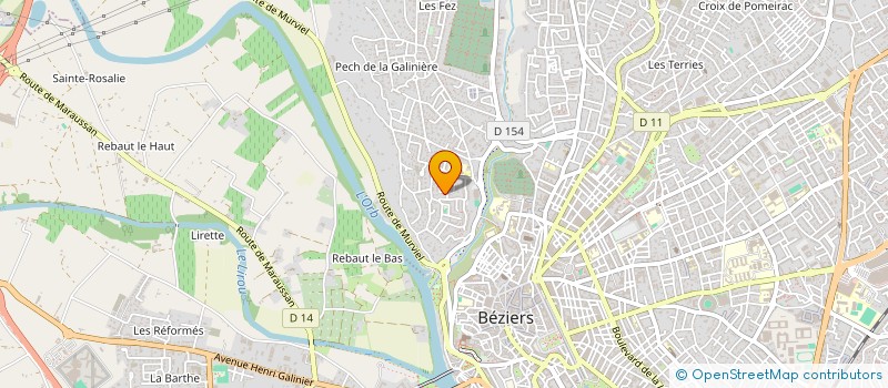 localisation de l'entreprise MONSIEUR MOISE BAPTISTE à BEZIERS