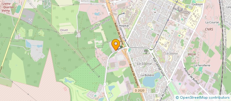 localisation de l'entreprise MONSIEUR MOISE BAUMGARTEN à ORLEANS