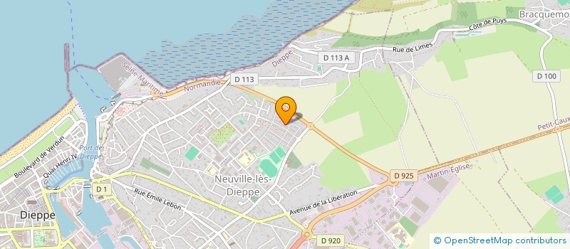 localisation de l'entreprise MONSIEUR MOISE BEDET à DIEPPE