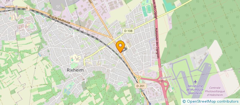 localisation de l'entreprise MONSIEUR MOISE BOSHART  RIXHEIM