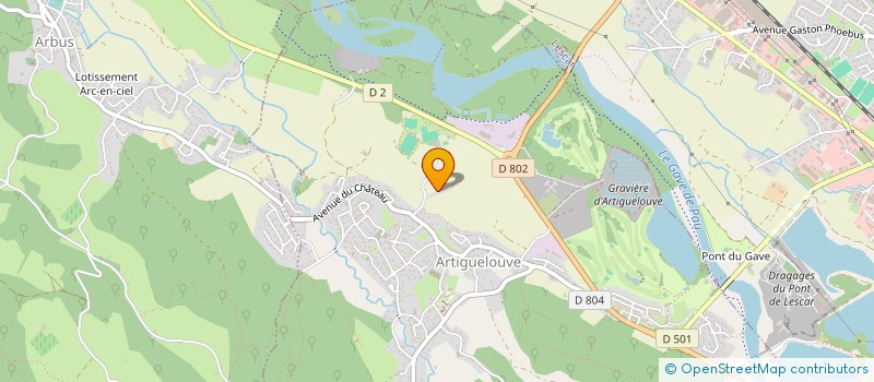 localisation de l'entreprise MONSIEUR MOISE CALIMAR  ARTIGUELOUVE