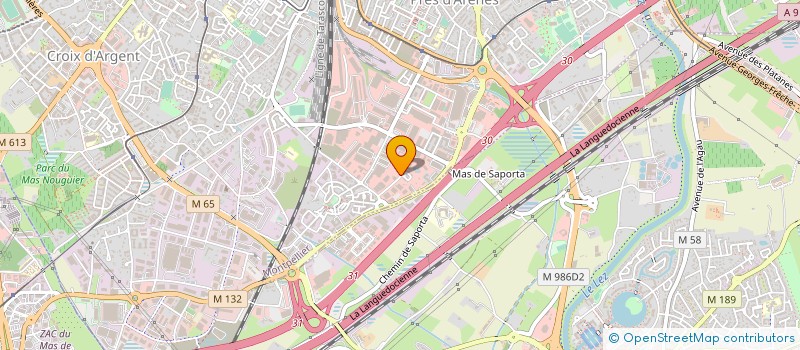 localisation de l'entreprise MONSIEUR MOISE CAURET à MONTPELLIER