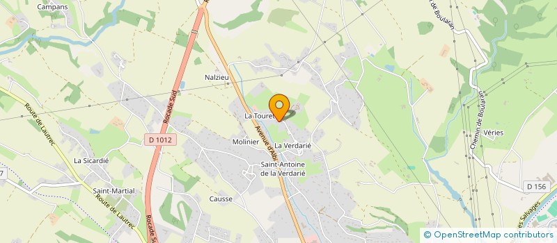 localisation de l'entreprise MONSIEUR MOISE COLOMBAR  CASTRES