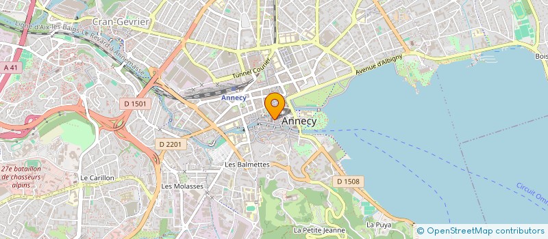 localisation de l'entreprise MONSIEUR MOISE CUREY à ANNECY