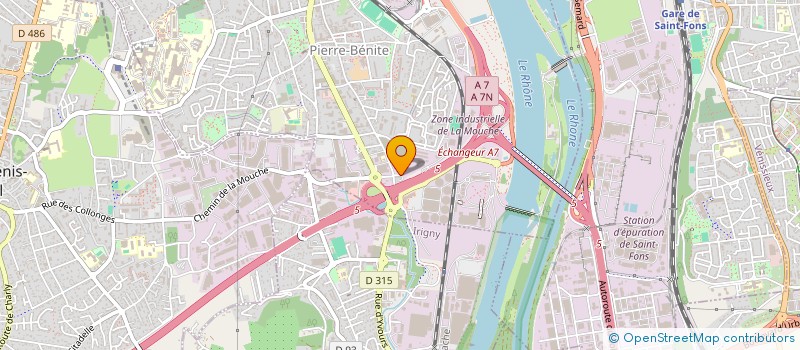 localisation de l'entreprise MONSIEUR MOISE DEDINGER  OULLINS-PIERRE-BENITE