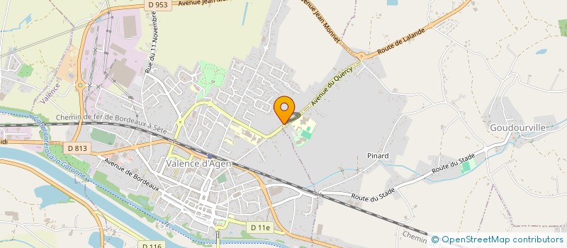 localisation de l'entreprise MONSIEUR MOISE DELAURIER  VALENCE